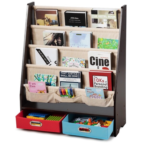 kids sling bookshelf