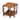 TeakCraft TeakCraft The RA, Teak Corner Shower Bench