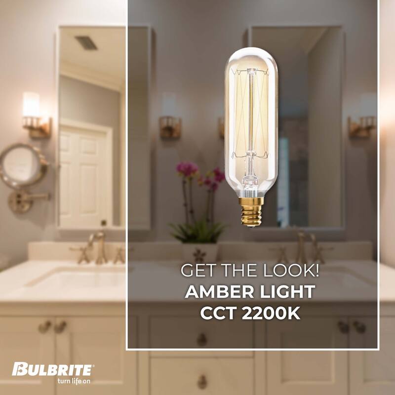 Bulbrite Pack of (4) Dimmable Antique Nostalgic Filament Incandescent Bulb