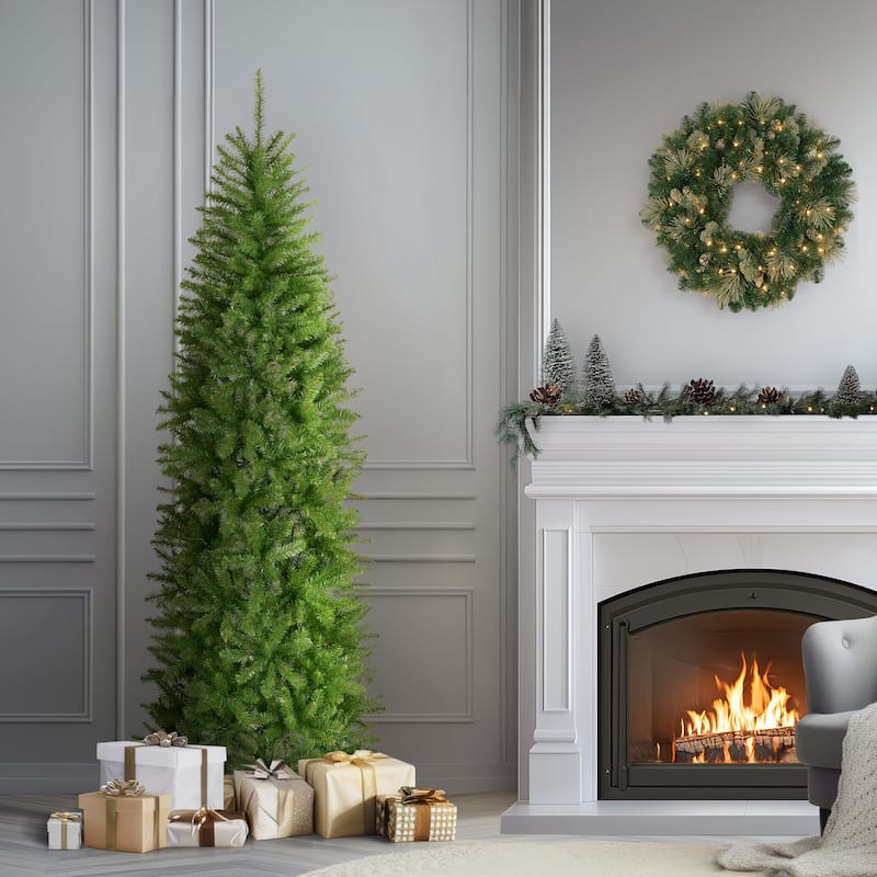 National Tree Company 7 ft. Kingswood Fir Pencil Christmas Tree - 7 Foot