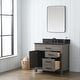 preview thumbnail 74 of 99, Sudio Design Bathroom Vanity Jasper Textured Collection