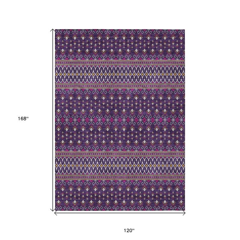 HomeRoots Tribal Transitional Rectangle Outdoor Rug
