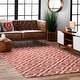 preview thumbnail 59 of 93, Nuloom Kellee Hand Tufted Geometric Wool Area Rug 3' x 5' - Rust