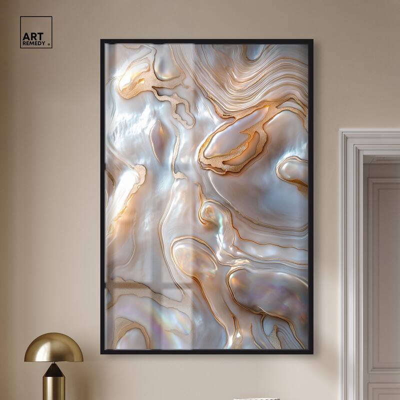 Fluid Preciousness I Shadowbox by Art Remedy