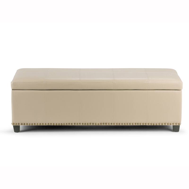 WYNDENHALL Stanford Upholstered Storage Ottoman