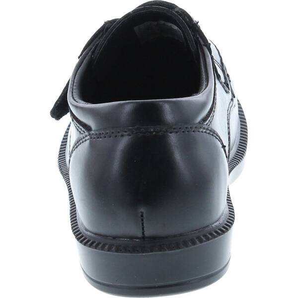 Shop Hush Puppies Boys Damion Casual Shoes Black Leather