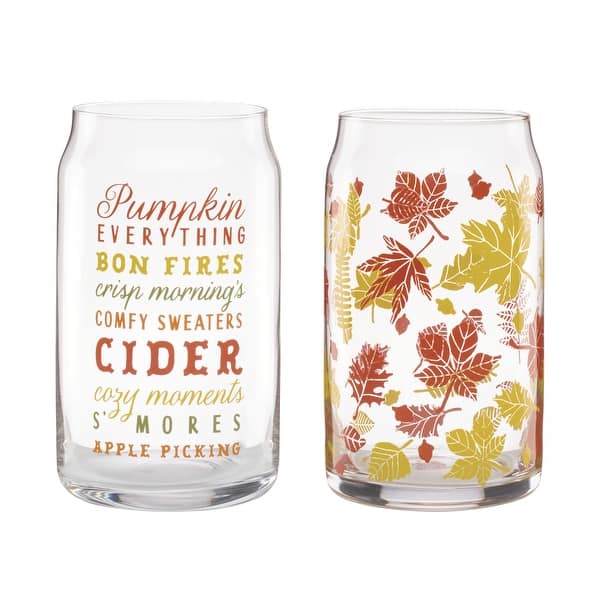 slide 2 of 3, Cambridge Harvest Can Cooler Glasses, Set of 2