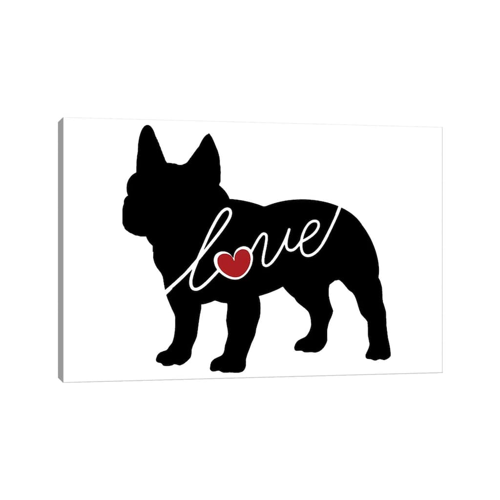 iCanvas "French Bulldog" by Traci Anderson Canvas Print