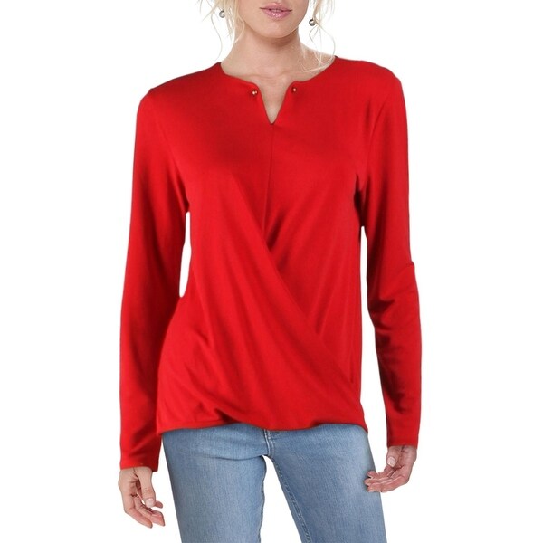 dressy wrap top