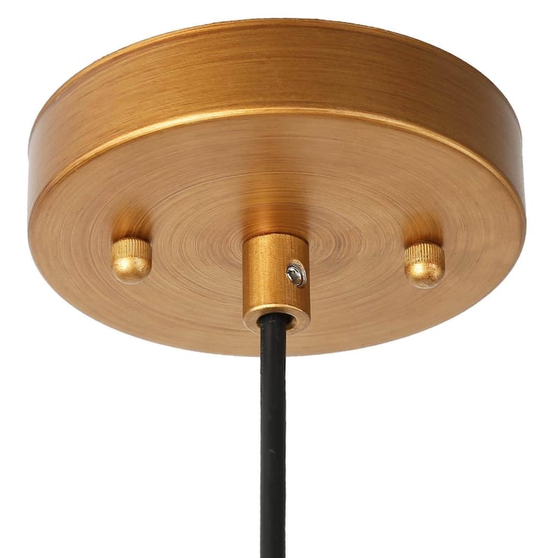 Mid-century Modern 1-Light Black Metal Cage Kitchen Island Pendant Adjustable Wire Light - 7"W x 7"D x 13"-72"H