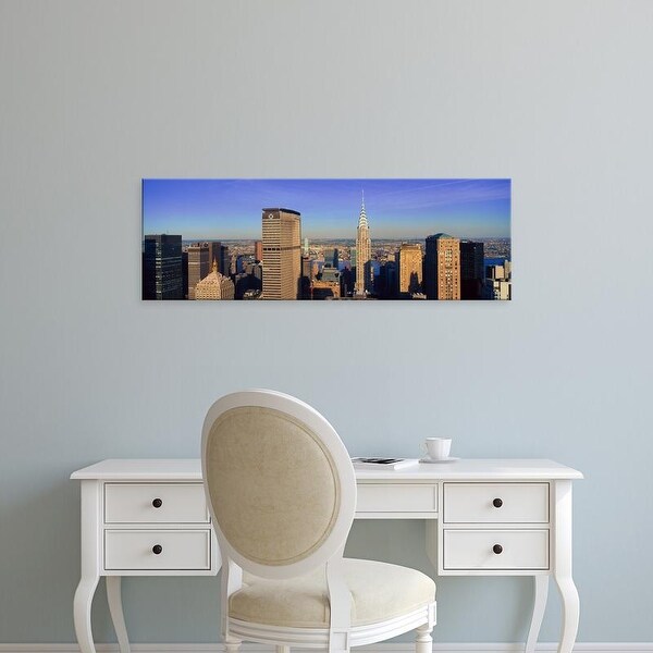 Easy Art Prints Panoramic Images's 'Chrysler Building and Met Life Building, Manhattan, NY skyline' Canvas Art