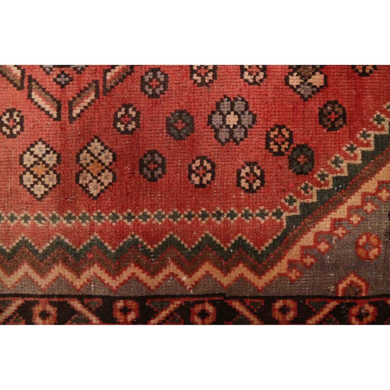 ECARPETGALLERY Hand-knotted Andelz Red Wool Rug - 4'9 x 6'0