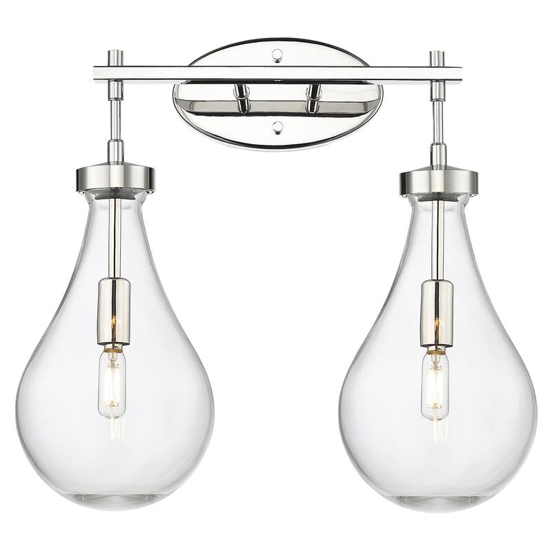 Innovations Lighting 451-2W-G451-7CL Owego 2 Light 18" Wide Vanity - Polished Nickel