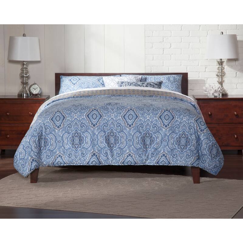 Orlando King Platform Bed in Walnut