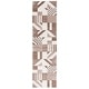 preview thumbnail 37 of 84, SAFAVIEH Hollywood Tatianna Mid-Century Modern Abstract Rug 2'3" x 8' Runner - Ivory/Brown - Runner