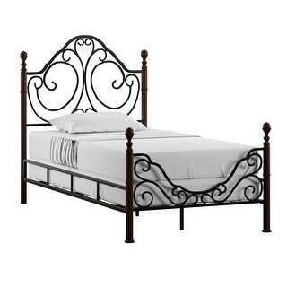 Tribecca Home LeAnn Graceful Scroll Bronze Iron Be