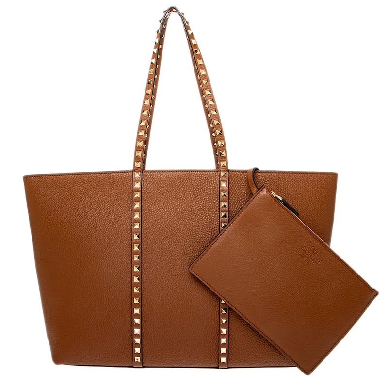 Valentino Rockstud Grainy Tote