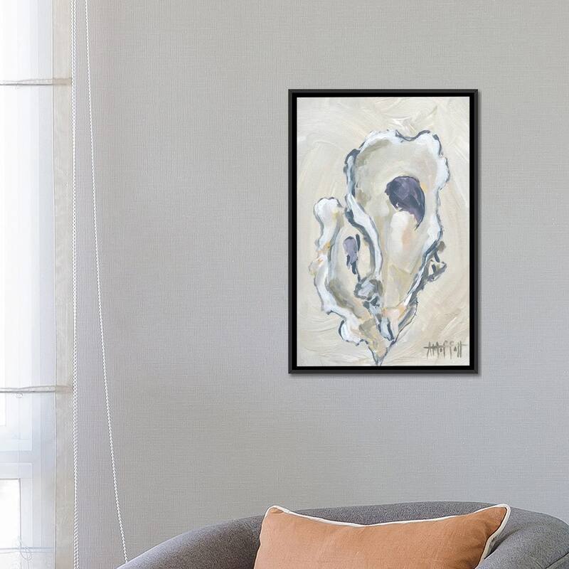 iCanvas "Beige Oyster II" by April Moffatt Framed Canvas Print
