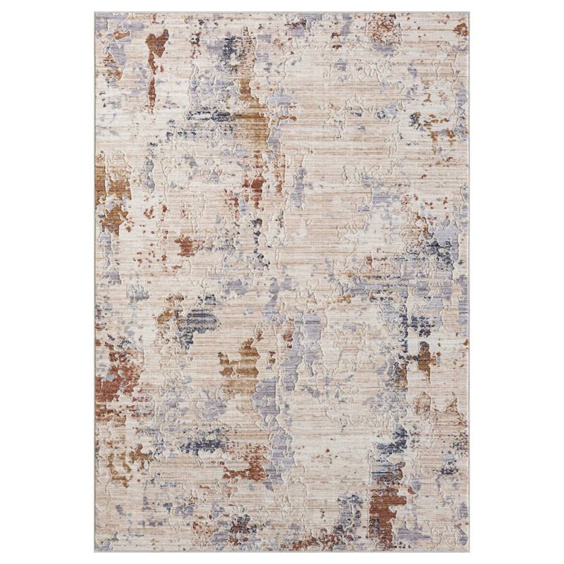 Sevita Lancaster Abstract Area Rug - 5' x 7'11" - Rust