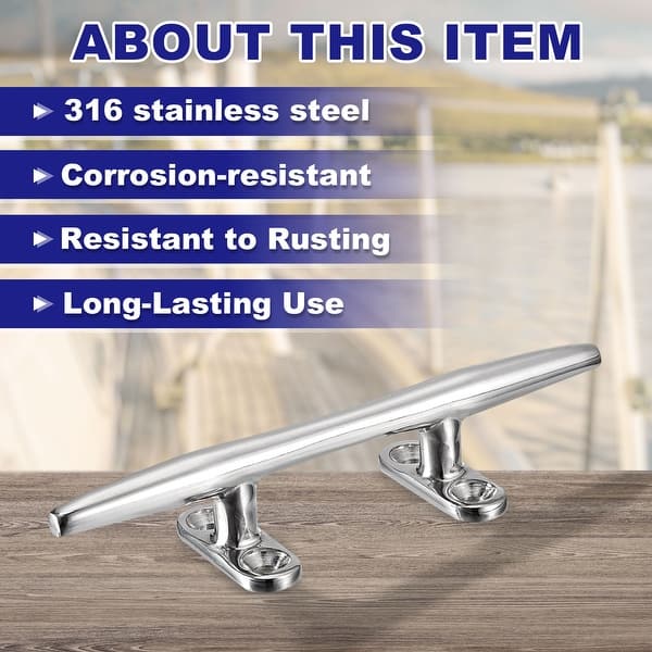 Schaefer Stainless Steel Cleat - 4.75 In - Foto 5