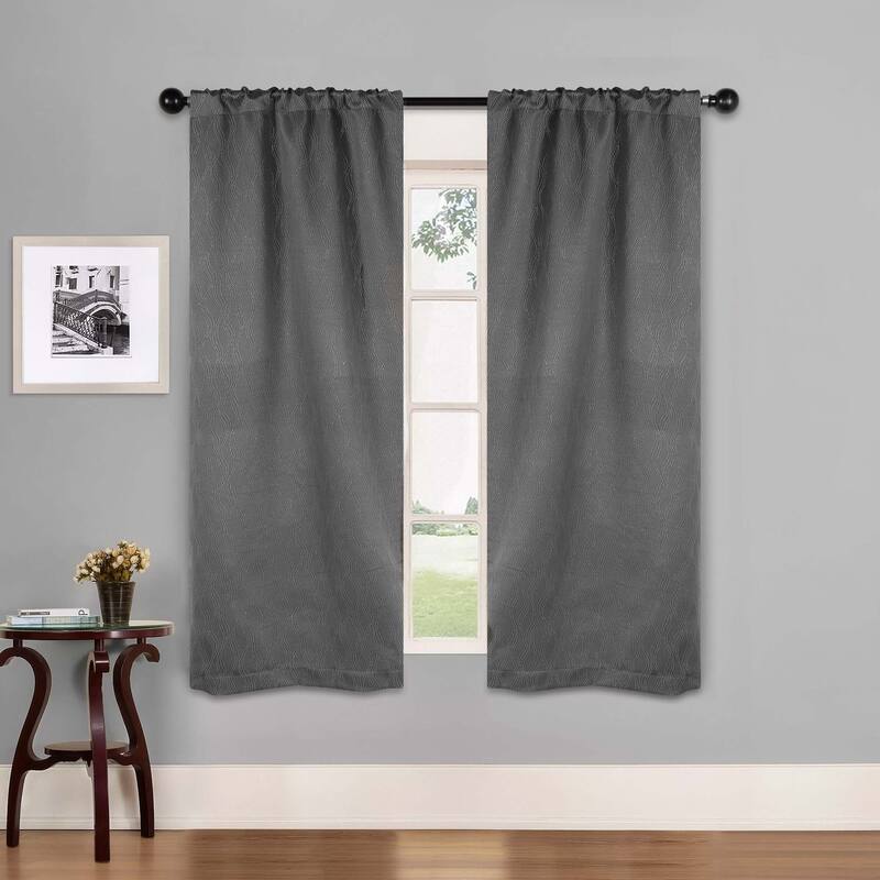 Superior Zuri Washable Room Darkening Curtains, Set of 2 Panels