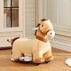 preview thumbnail 8 of 18, 6V Electric Ride-On Pony with Music, PU Wheels, Comfortable Seat, and Handle Control, Ages 3+