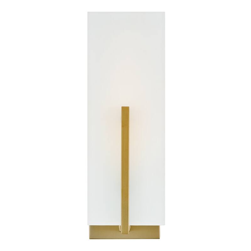 Lark 85640 Roman 1 Light 14" Tall Bathroom Sconce with White Etched