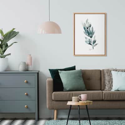 Kate and Laurel Sylvie Wild Mariposa Framed Canvas by Sara Berrenson