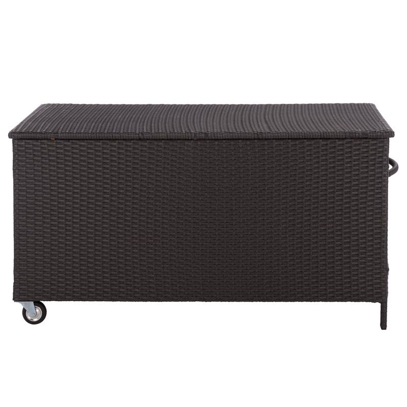 SAFAVIEH Outdoor Living Kent Cushion Box - 49"W x 23"D x 26"H