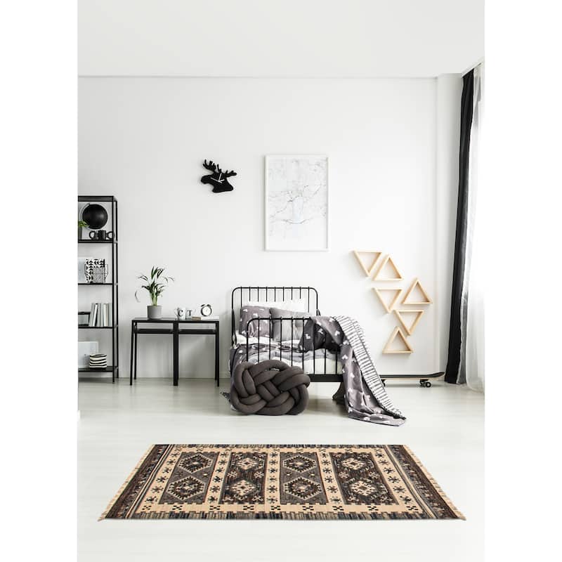 Ankara FW Grey Kilim 5'2" x 7'9" - 5'2 x 7'9