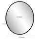 preview thumbnail 17 of 15, Allan Andrews Round Contemporary Wall Mirror with Vintage Matte Finish - 47"D
