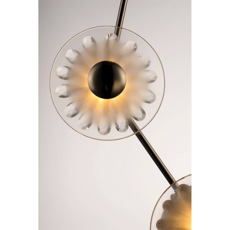 Studio M SM23875 Peony 5 Light 6" Wide LED Abstract Multi Light