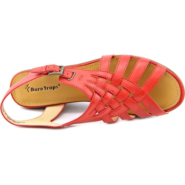 red hermes sandals