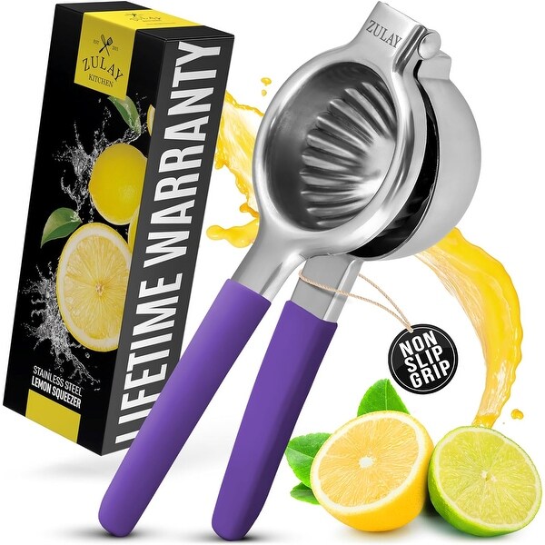 Premium Heavy Duty Lemon Squeezer Stainless Steel - Bed Bath