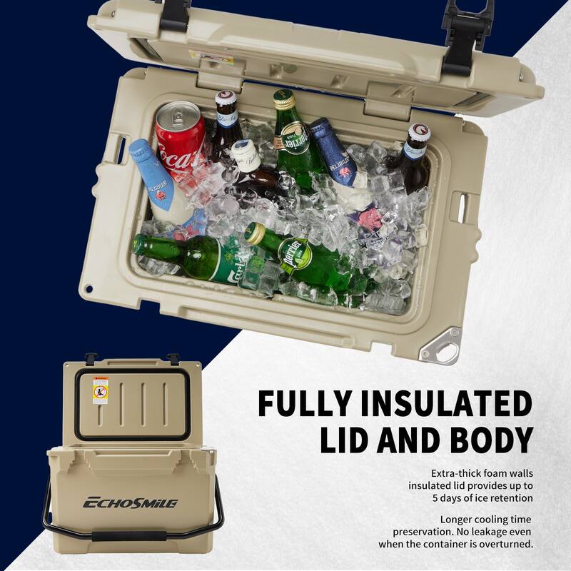 EchoSmile 25 qt. Rotomolded Cooler