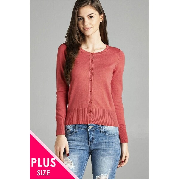 ladies orange cardigan