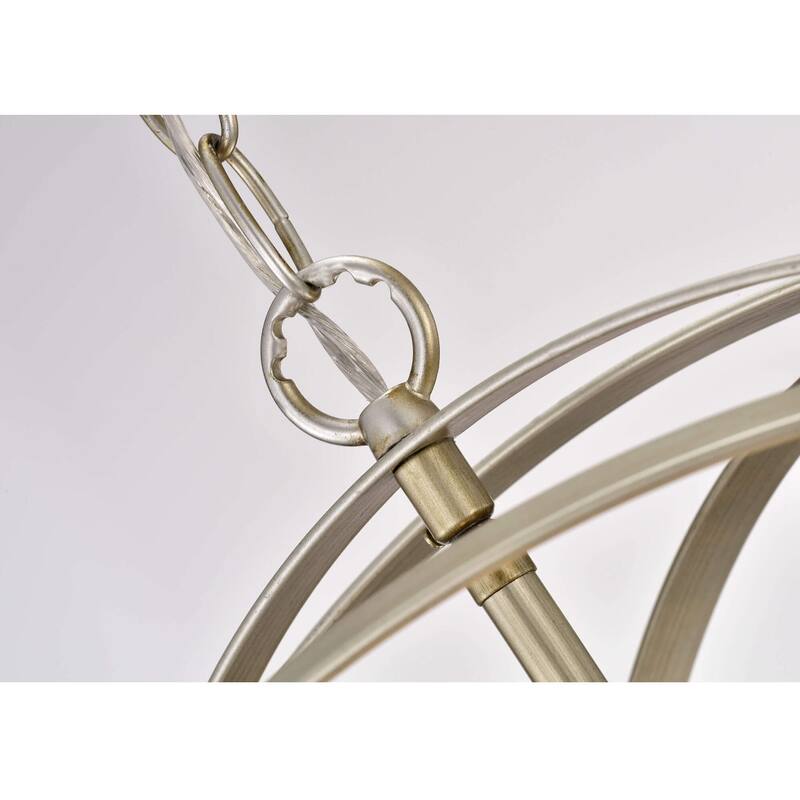 Benita Metal Large Orb 4-light Chandelier