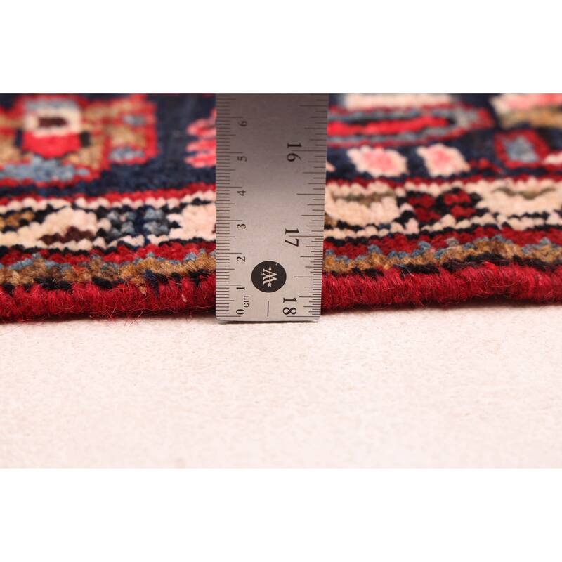 ECARPETGALLERY Hand-knotted Andelz Red Wool Rug - 4'4 x 7'10