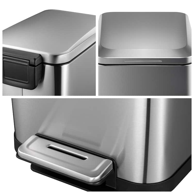 13 Gallon Stainless Steel Trash Can