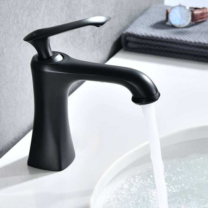 BATHLET Single Hole Single Handle Bathroom Sink Faucet