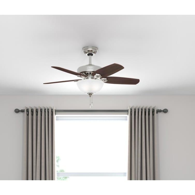 Hunter 42" Builder Ceiling Fan with LED Light Kit and Pull Chain