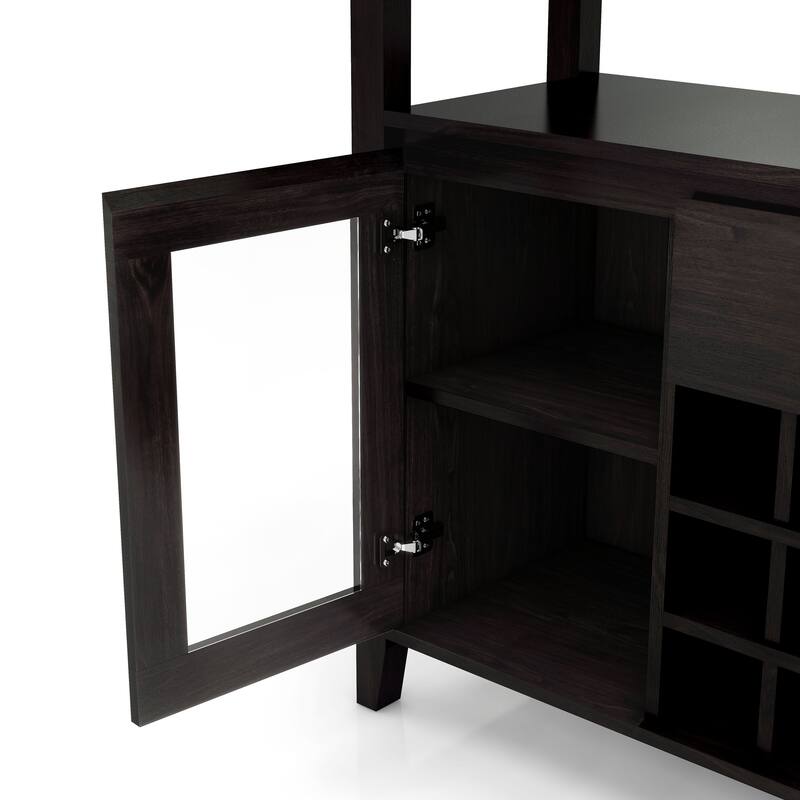 DH BASIC Transitional Espresso 9-bottle Storage Buffet by Denhour