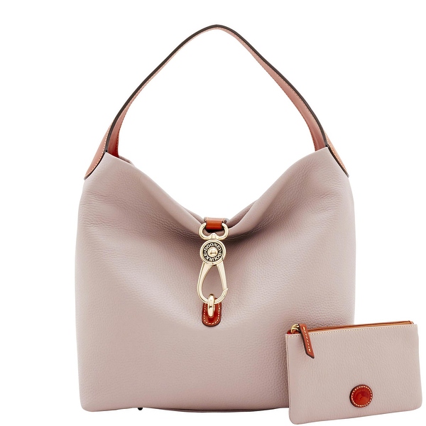 Shop Dooney Bourke Pebble Grain Logo Lock Shoulder Bag Shop Dooney Bourke Pebble Grain Logo Lock Shoulder Bag