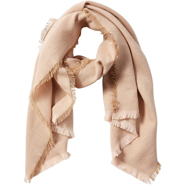 6.5' Solid Cream Beige Stylish and Fashionable Tickled Pink Evelyn Shimmer Scarf. Opens flyout.