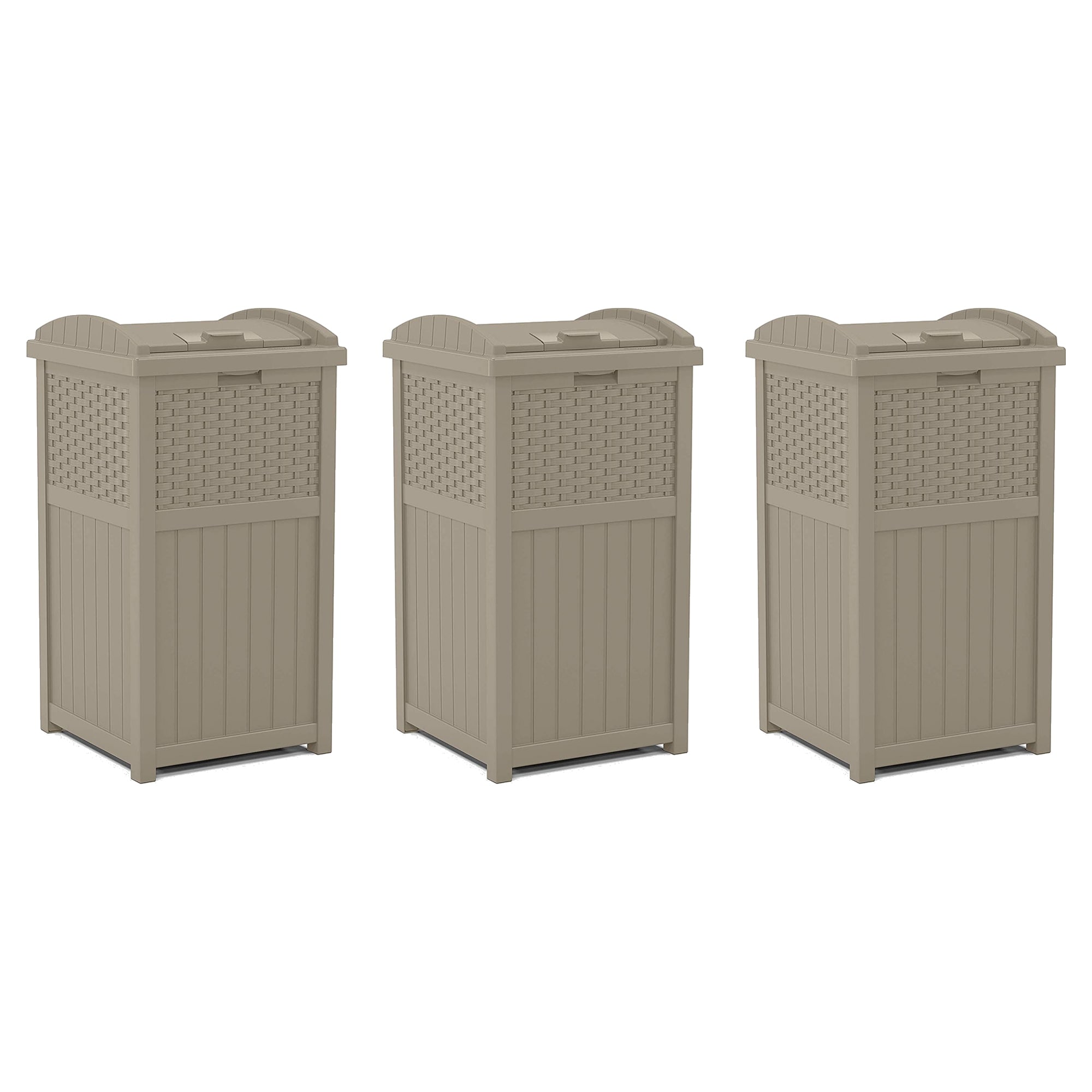 https://ak1.ostkcdn.com/images/products/is/images/direct/ed46ab35fe6ebbd78700cef841f038adaa4e43f1/Suncast-Wicker-Plastic-Hideaway-Trash-Can-with-Latching-Lid%2C-Dark-Taupe-%283-Pack%29.jpg
