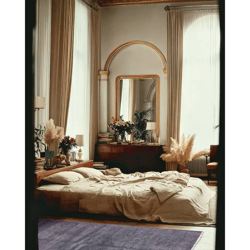 ECARPETGALLERY Hand-knotted Mystique Denim Blue Wool Rug - 5'9 x 8'1