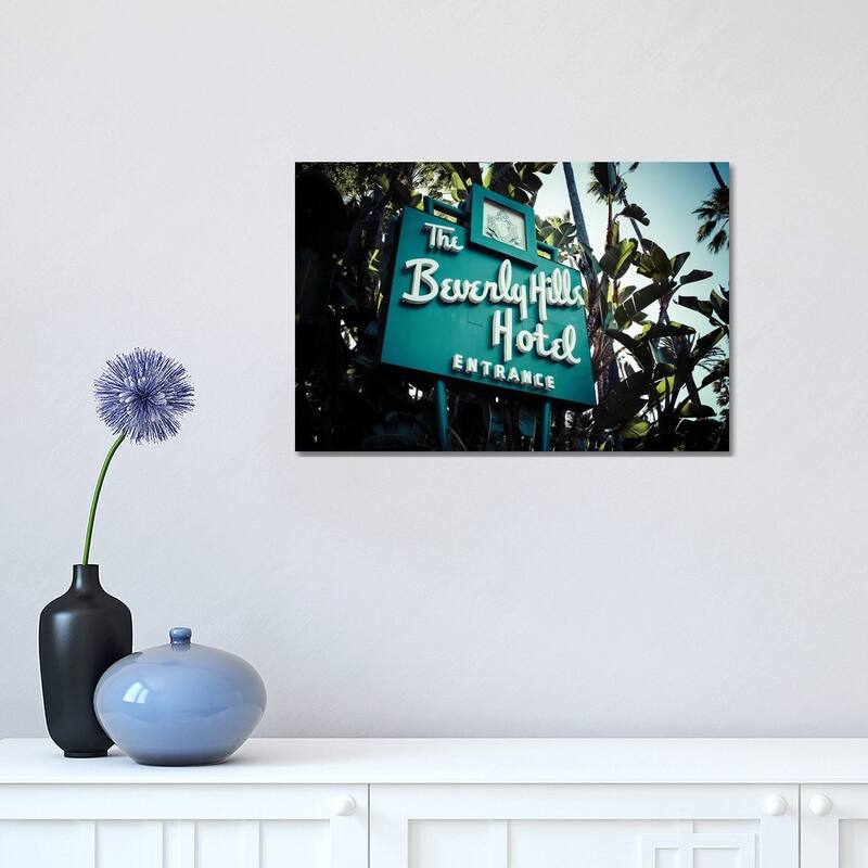 iCanvas "Beverly Hills Hotel II" by Ann Hudec Canvas Print - 12x18x1.5