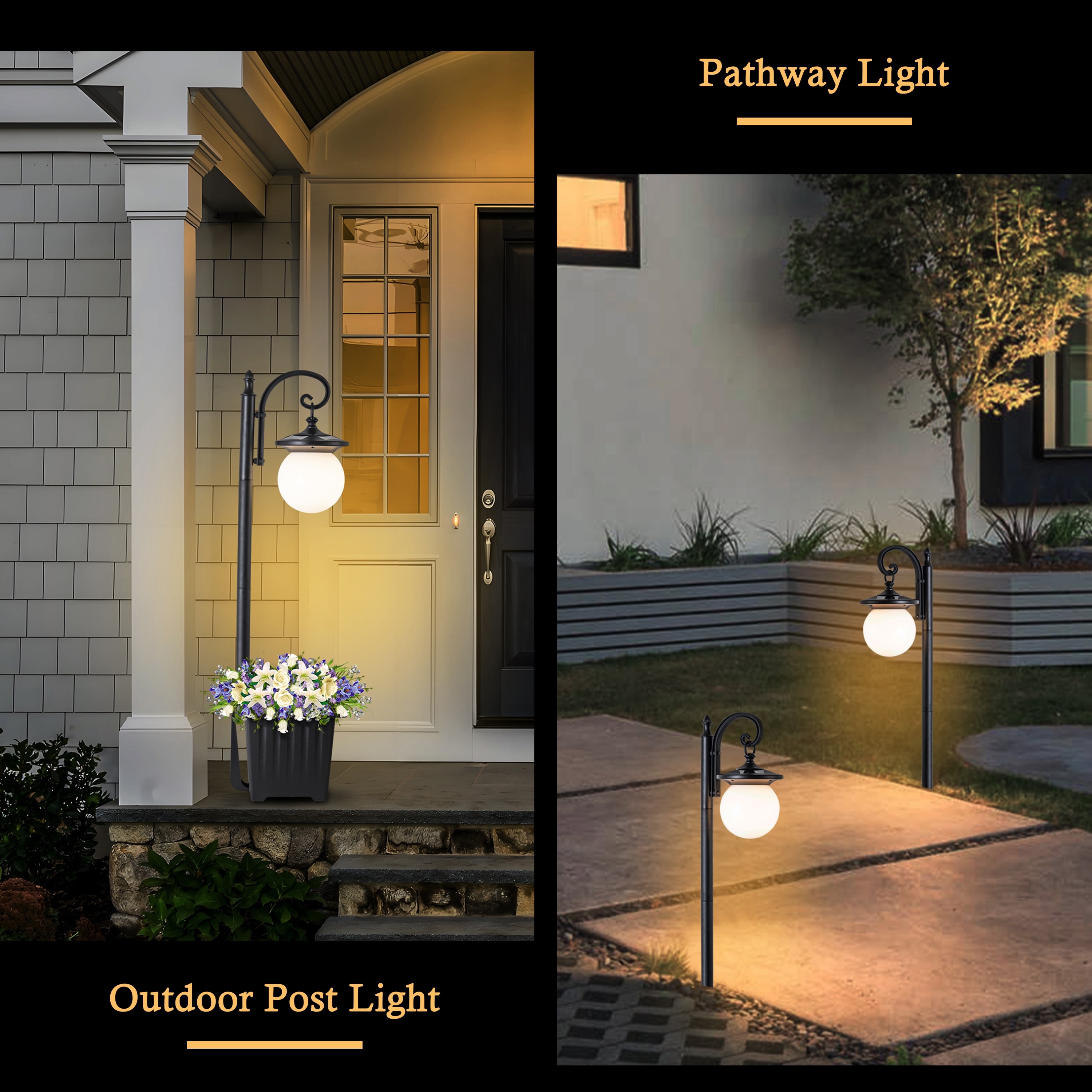 Outdoor solar post lantern cheap