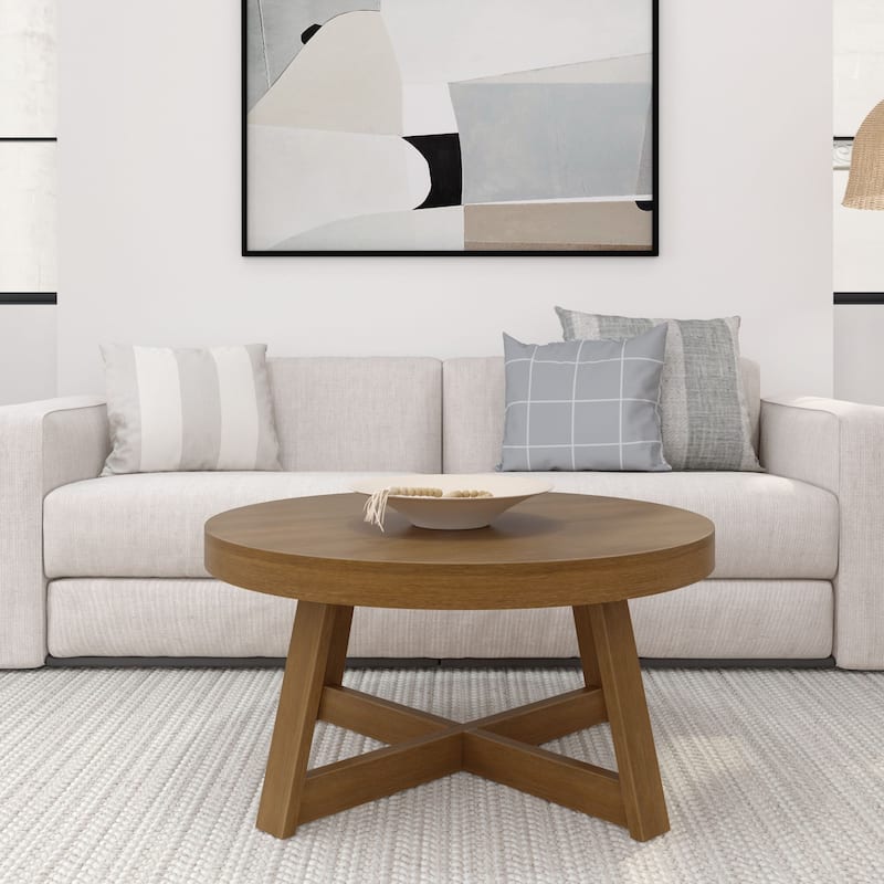 Plank and Beam Classic Round Coffee Table - 36"