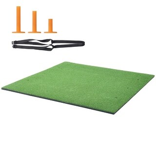 Golf Hitting Mat, Artificial Turf Golf Hitting Mat, Thickened Golf Hitting Training Aids, Golf Practice Hitting Mat